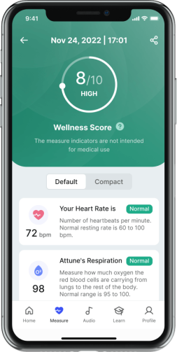 Attune Health mobile app